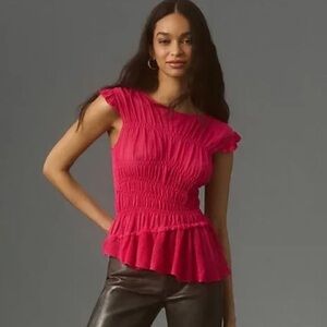 Anthropologie Pink Women's Blouse NWOT